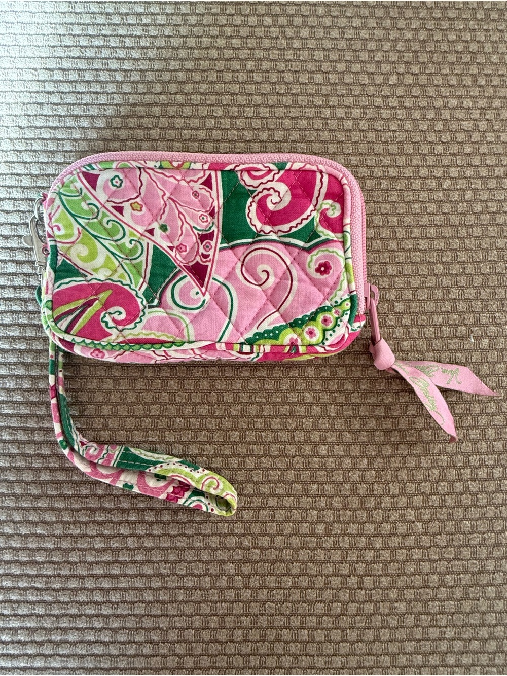 Vera Bradley All-In-One Wristlet Wallet - Retired Pinwheel Pink